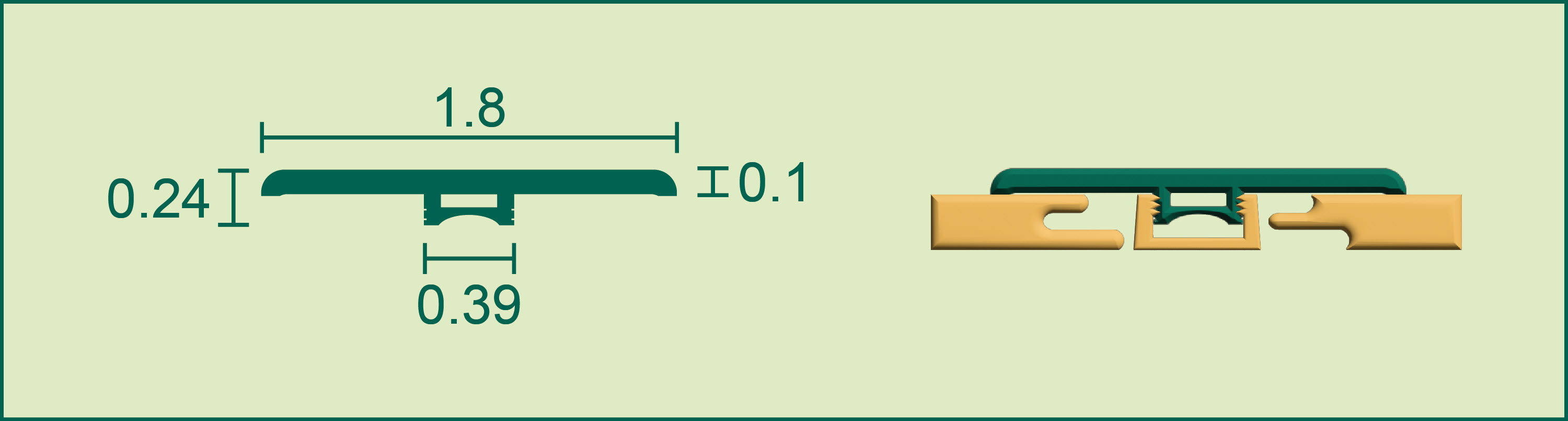 SPC T-Molding